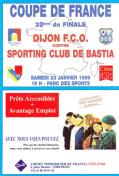 Bastia cf programme9899