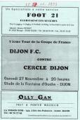 Dijon fc cf programme9394