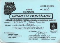 Cartes chouette partenaire 2004 2005