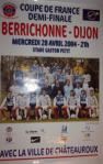 Chateauroux cf affiche0304 1